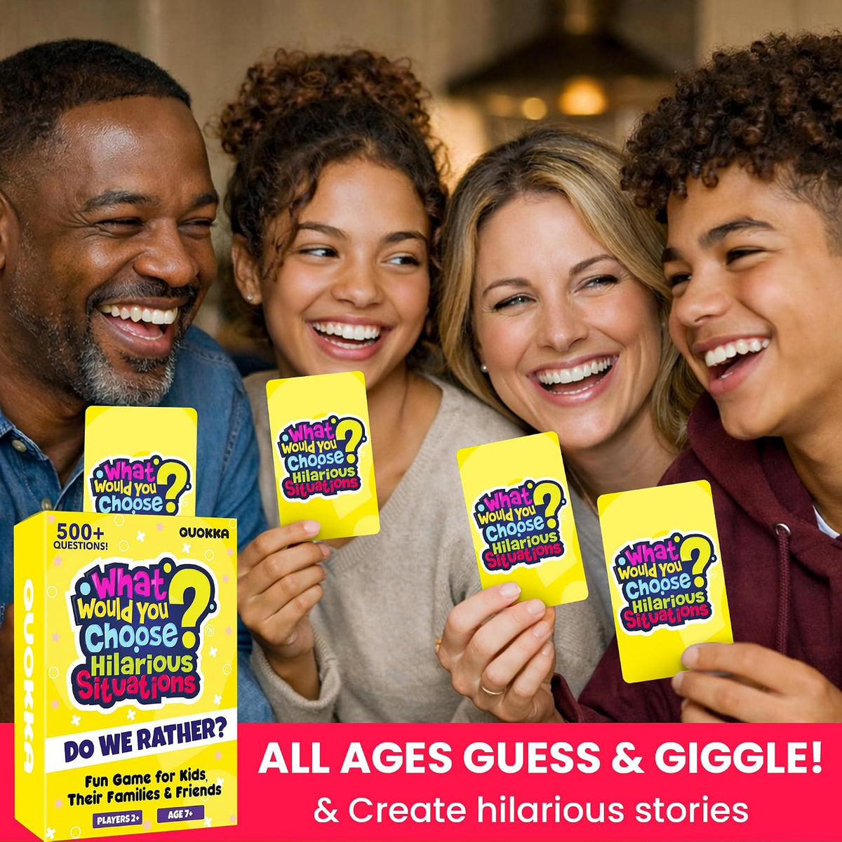 Travel Card Game for Teens, Kids, Adults - Party Games for Family Nights