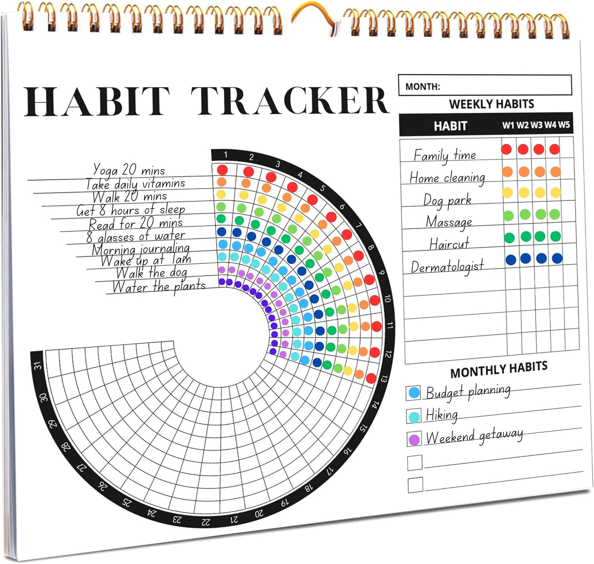 Lamare Habit Tracker Calendar 2026 – Premium Daily Habit Tracker Journal
