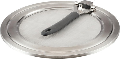 Circulon Tools and Gadgets Universal Splatter Guard Mesh Grease Cover for Pots and Pans Protects Stove, Countertop, and Kitchen from Oil when Frying, 13 Inch Splatter Guard - Stainless Steel