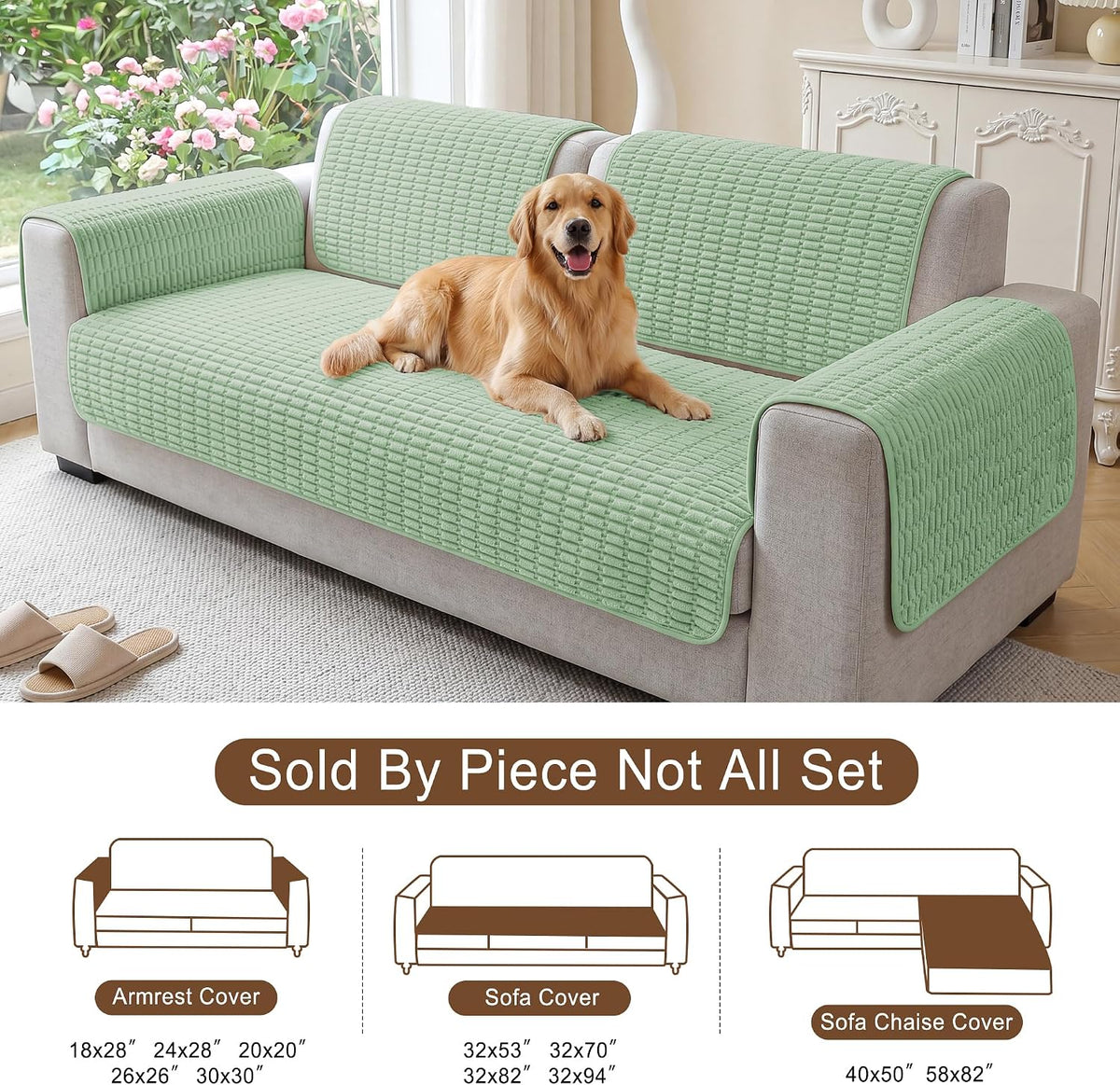 Foxdecor Couch Arm Covers for Sofa Arm Chair Covers Set of 2