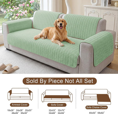 Foxdecor Couch Arm Covers for Sofa Arm Chair Covers Set of 2