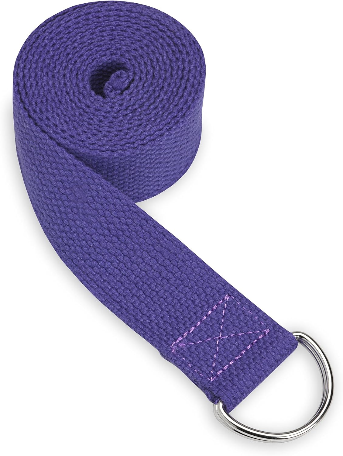 Gaiam Yoga Strap Premium Athletic Stretch Band with Adjustable Metal D-Ring Buckle Loop | Exercise & Fitness Stretching for Yoga, Pilates, Physical Therapy, Dance, Gym Workouts