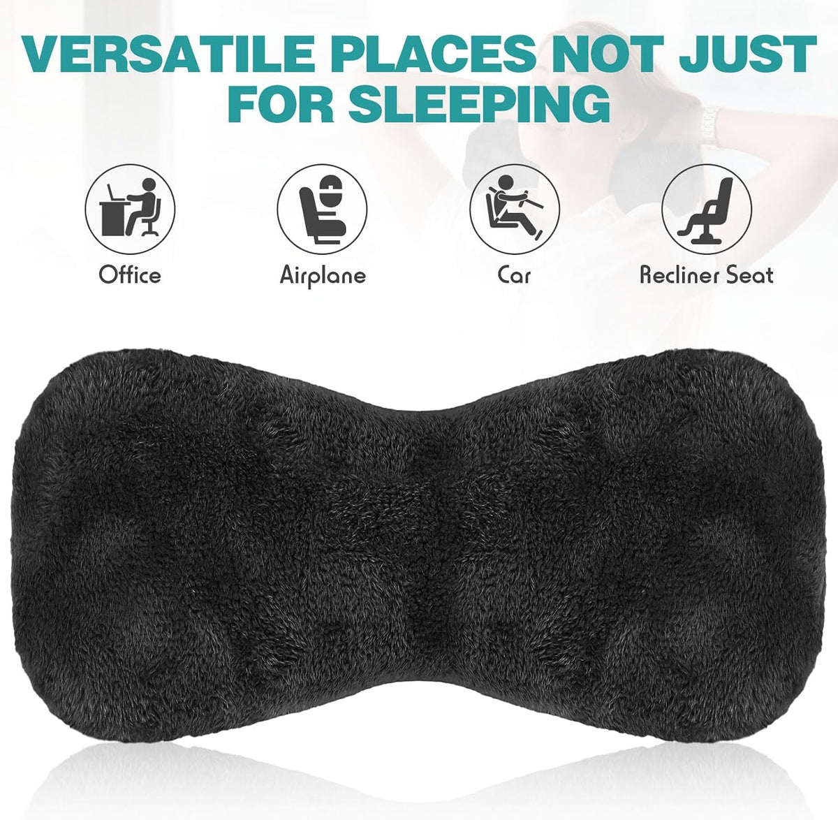 Colingmill 1 Pc Neck Pillow for Recliner Chair Headrest,Grey