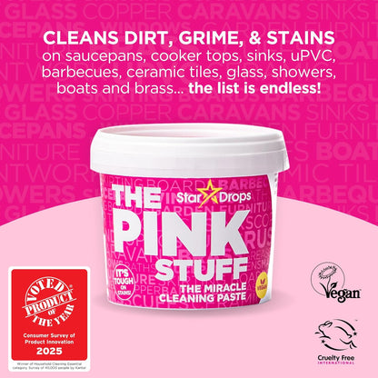 Stardrops The Pink Stuff Miracle Cleaning Paste, 17.6 Oz