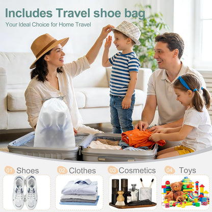 Shoe Washing Machine Bag,Laundry Shoe Bag for Washer and Dryer,Reusable Shoe Cleaning Bag for Sneakers,Tennis Shoes,With Self-locking Zipper, Microfiber Inside,Include Shoe Bag (Pro Grey - 1 Pack)