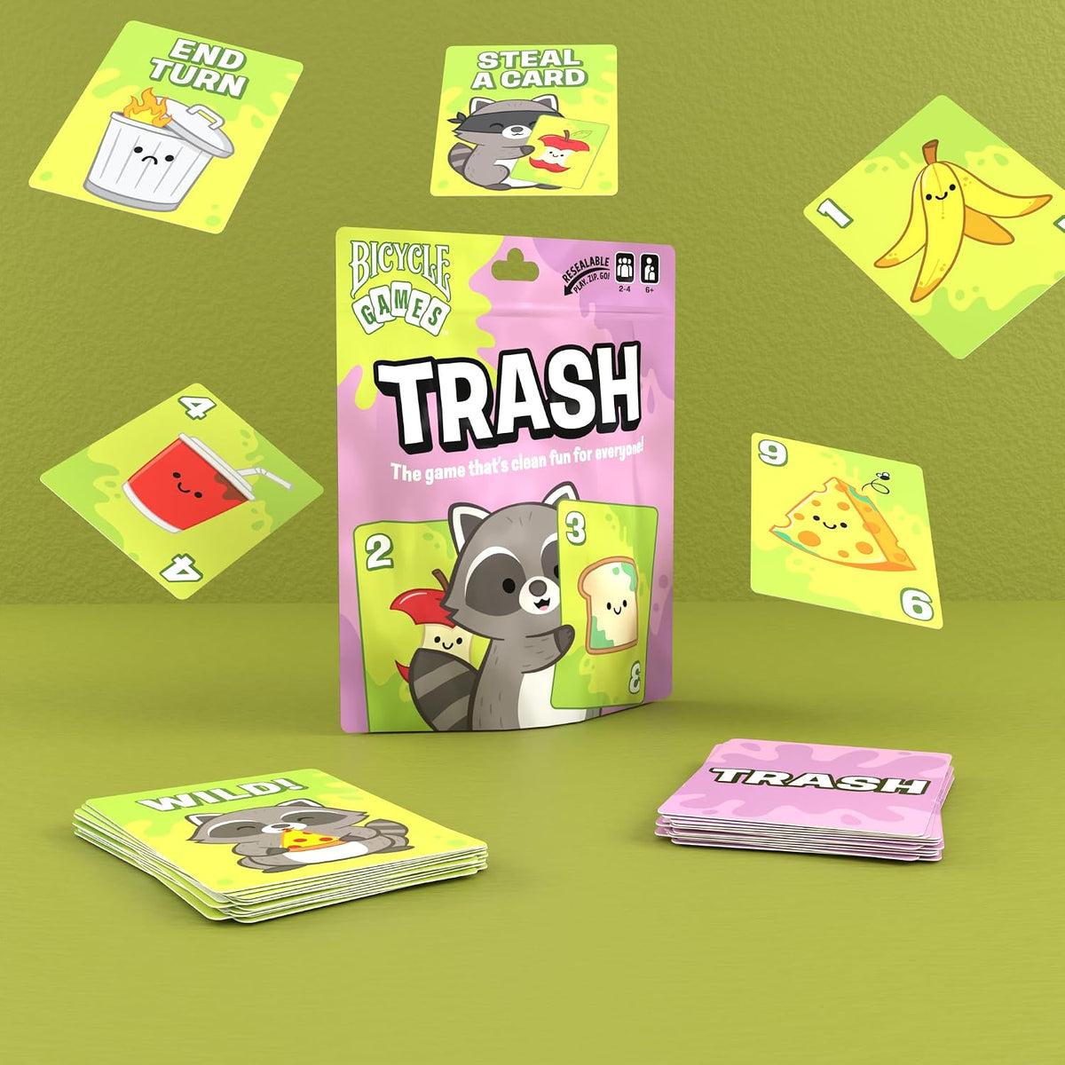 Bicycle Cats in the Corner Card Game for 2-4 Players Ages 6+