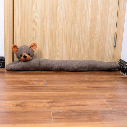 SWISSELITE 36 Inch Under Door Stopper, Decorative Door Noise Blocker | Weighted 3.2 Pounds Animal Air Draft Stopper Soundproof Energy Saver for Door & Window