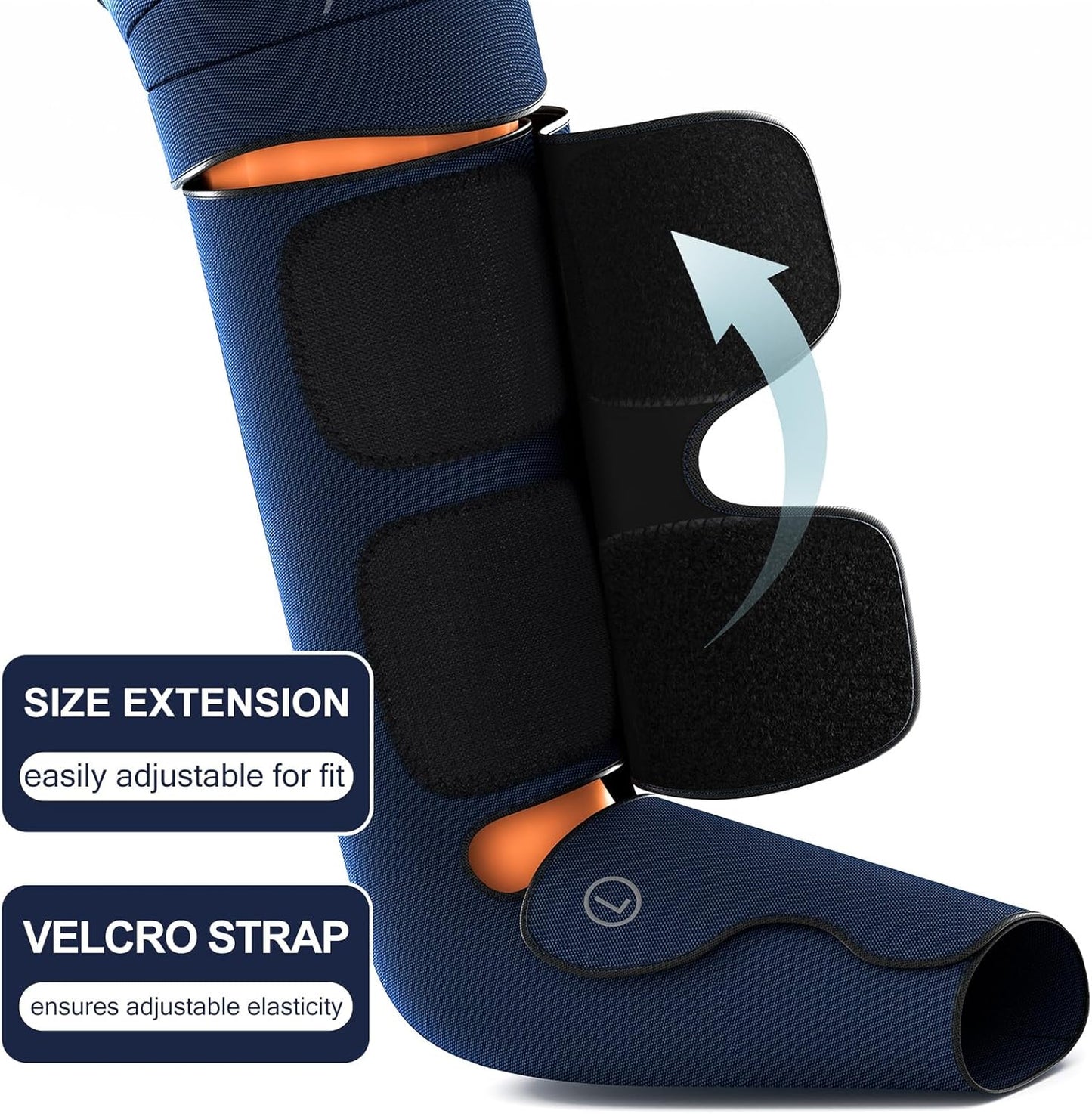 AICUTTI Air Compression Leg Massager with Heat for Foot, Calf, Knee & Thigh - Gifts for Christmas, Mother's Day, Father's Day - Leg Massage Boots for Women & Men - Relieves Muscle Tension and Pain