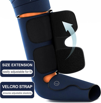 AICUTTI Air Compression Leg Massager with Heat for Foot, Calf, Knee & Thigh - Gifts for Christmas, Mother's Day, Father's Day - Leg Massage Boots for Women & Men - Relieves Muscle Tension and Pain