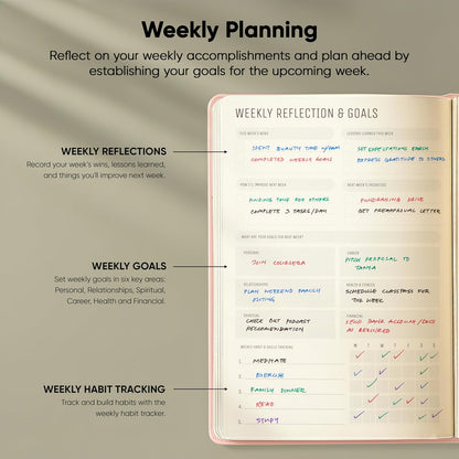 Dated, 2026 Planner, 5.8” x 8.3” - The #1 Productivity Planner to Achieve Your 2026 Goals - Planner 2026-2027 by PRODUCTIVITY STORE (A5, GREY)