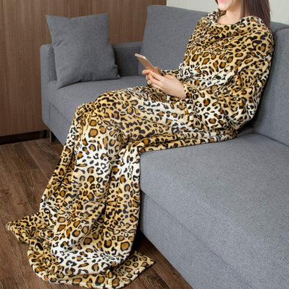 Catalonia Wearable Blanket with Sleeves for Women & Men, Fleece Wrap Throw | Cozy Sleeve Design for Hands-Free Comfort, Perfect for Reading, TV Time & Relaxing, Christmas & Birthday Gift