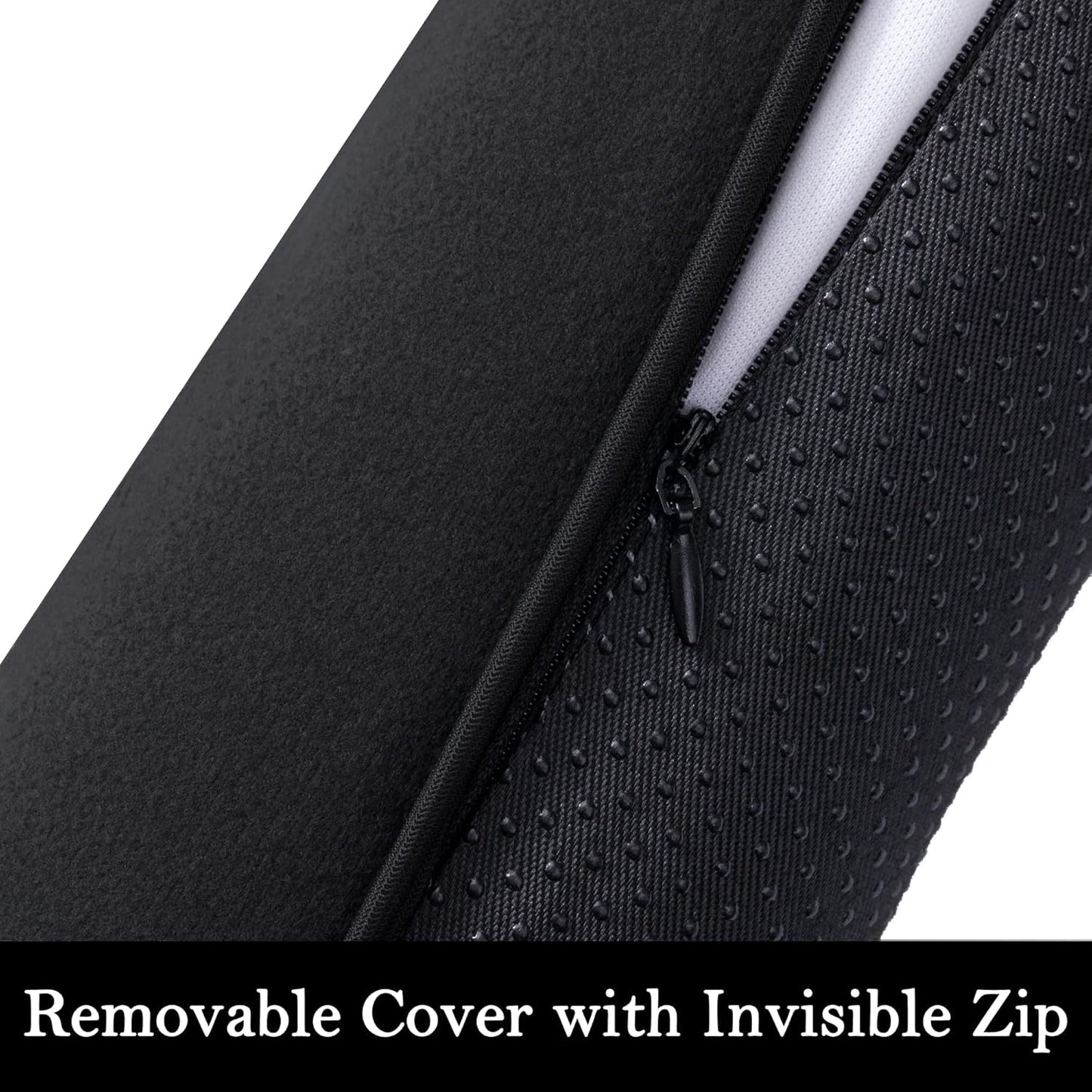 Door Draft Stopper, Removable Washable Cover, 38", Gray | Weighted Gap Filler, Blocks Hot and Cold Air, All-Season Seal, Easy Install, Noise & Wind Blocker, Home Essentials