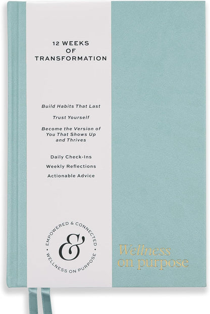 Paper & Progress Wellness Journal – 12-Week Fitness & Self Care Journal for Women | Daily Habit Tracker, Meal Planner, Workout Log, Weekly Reflections & Mindset Coaching Prompts