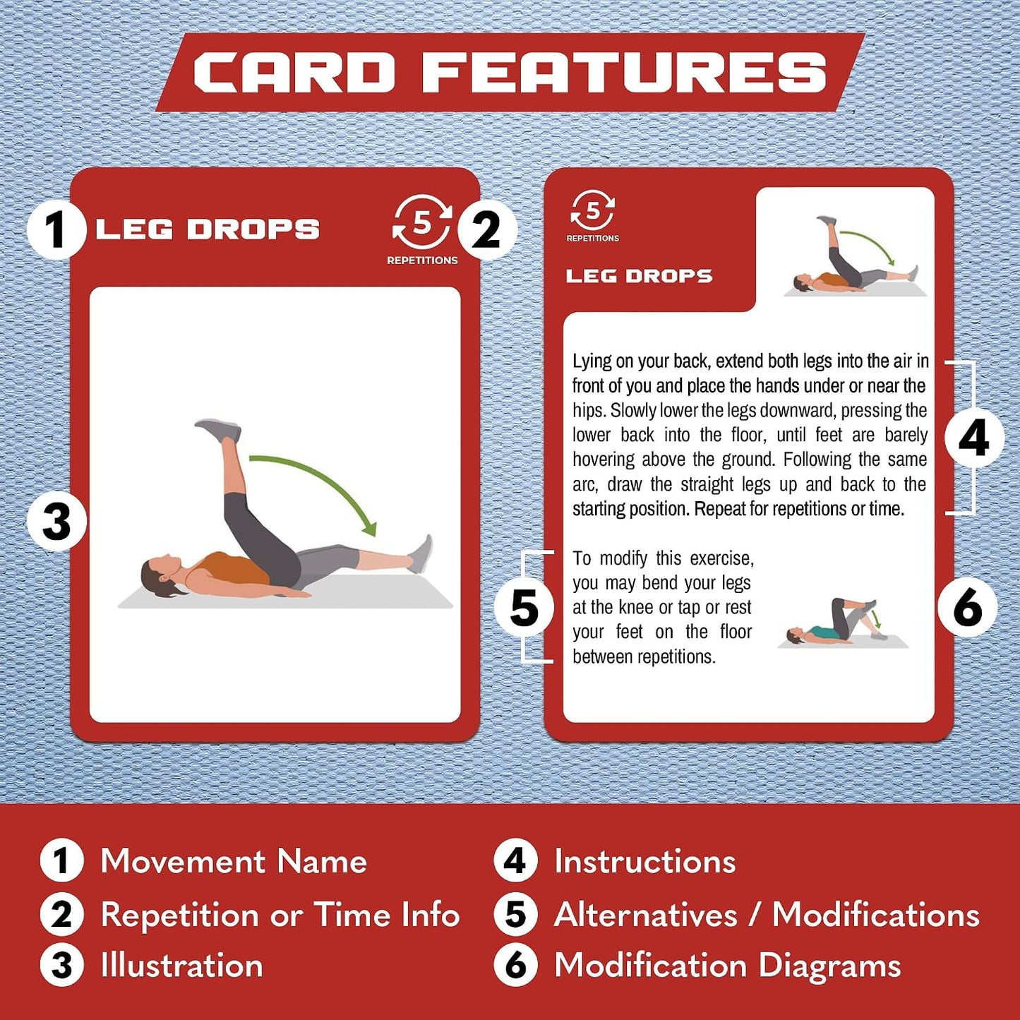 Abs and Core Exercise Cards – 75+ Workout Cards to Help Build Core Strength, Stability, Outdoor, Work from Home Fitness Workout