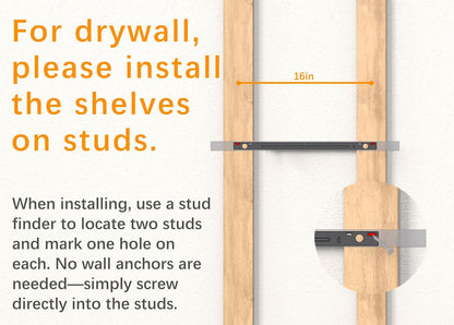 BAYKA Rustic Brown Floating Shelves 22.5in, Set of 2, Wall Mount Wood Shelf | Easy Install, 22lbs Max Load, Hidden Bracket, for Bathroom Bedroom Living Room or Kitchen, Hanging Shelf Book Decor Storage