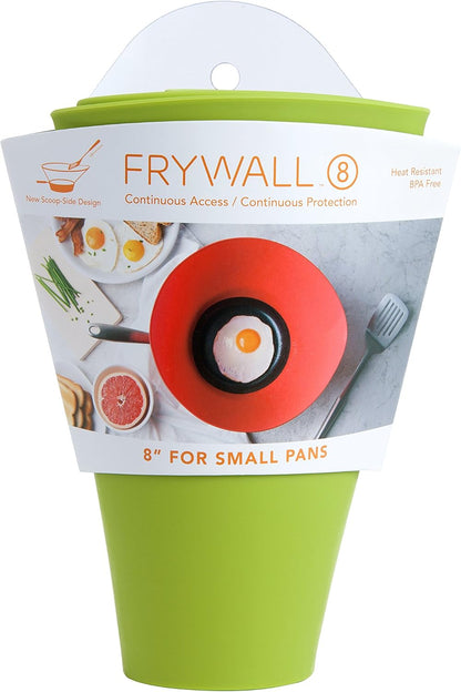 Frywall 8 (Small) - Red - Splatter Guard, as Seen on Shark Tank