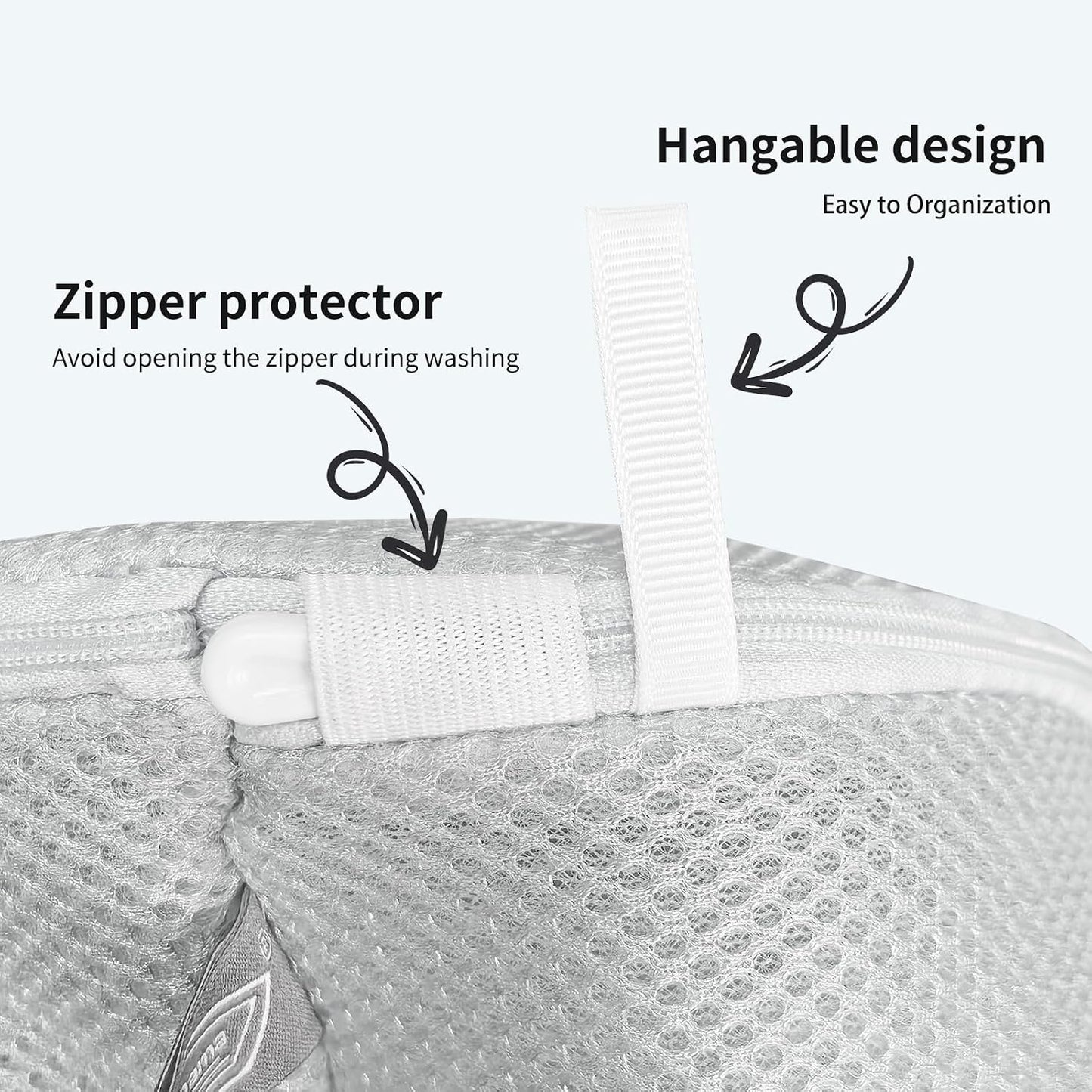 Shoe Washing Machine Bag, Laundry Bag for Sneakers, Orange, 7x15 | Bag to Wash Shoes in Washer and Dryer, for Tennis, Footwear, Trainers, Slippers, Prevent Tangling, Honeycomb Mesh