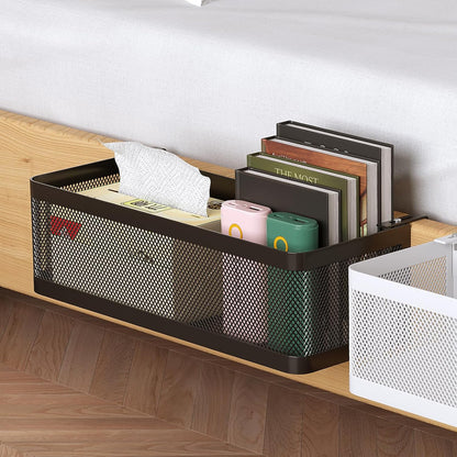 Bedside Caddy Shelf for Bunk Bed, White, L13.78in*W5.12in*H3.94in