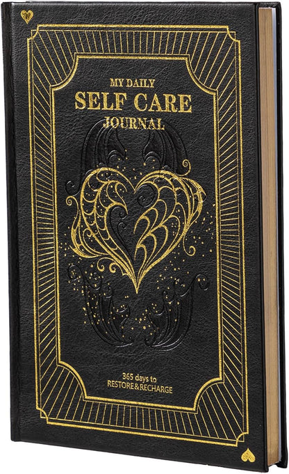 Self-Care Journal for More Happiness, Optimism, Affirmation & Reflection, Gratitude Journal with Guided Prompts, Inspirational Quotes, Mood Tracker, Undated Daily Journals for Women & Men (Pink)