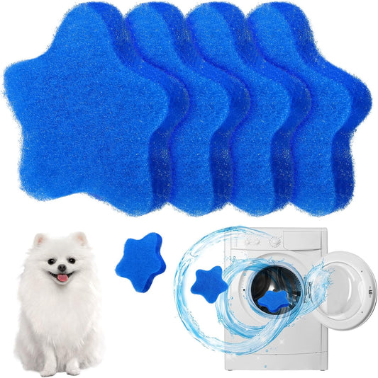 6PCS Dog Cat Hair Remover Reusable Pet Hair Catcher for Laundry | Laundry Pet Hair Remover, for Washing Machine Dryer, Effectively Remove Pet Hair Lint Dander, from Bedding Clothing