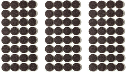 Felt Pads Small 3/8" Felt Pads for Cabinet Doors Bumpers, Cabinet Cushion Dots Felt Cabinet Door Stops, Self Adhesive Thick Bumper Pads to Protect Surfaces -Anti Scratch 234 Pcs Round Brown