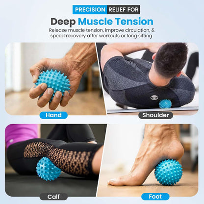 Spine Decompression Back Stretcher with Massage Ball - 3 Level Adjustable | Back Cracker Board for Lower Back Comfort - Posture Support and Scoliosis Aid for Home, Office & Gym