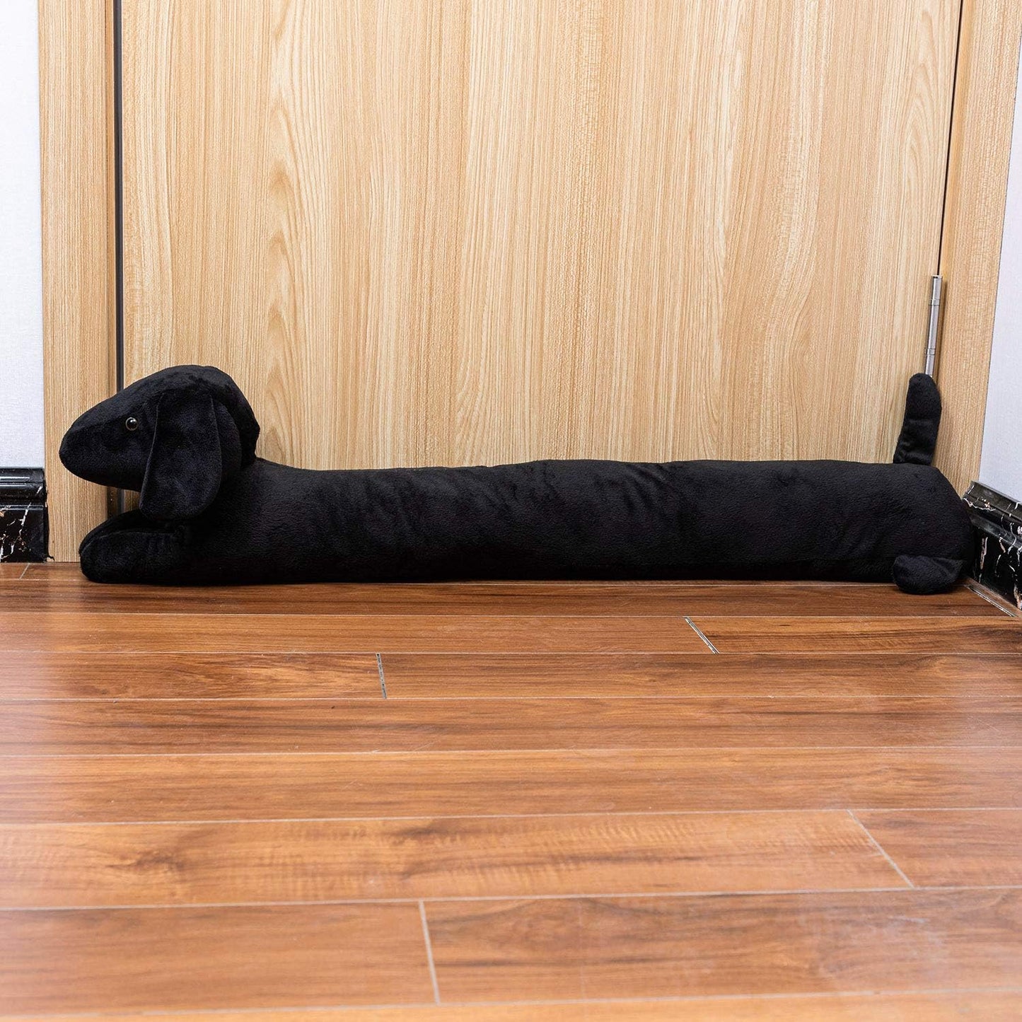 SWISSELITE 36 Inch Under Door Stopper, Decorative Door Noise Blocker | Weighted 3.2 Pounds Animal Air Draft Stopper Soundproof Energy Saver for Door & Window
