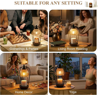 Candle Warmer Lamp with Timer and Wireless Remote Control