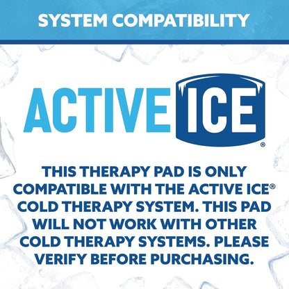 Polar Active Ice® 3 in 1 Knee, Ankle, & Elbow Therapy pad 12.5” x 10.5” with Attached Belts. Use only with The Polar Active Ice #AIS Therapy System.