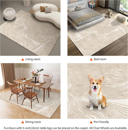 Electric Heated Carpet 35x55in Soft Plush Heating Rug 450W CX | Instant Warmth in 30s, 60 Heat Levels 12h Timer, Energy Efficient Safety Protection Ideal for Home Office Playroom 120V