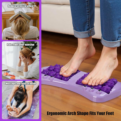 Foot Roller Massager for Plantar Fasciitis Relief, Large Size Roller Foot Massage Shiatsu Acupuncture Massage, Reflexology Tool,Heel, Arch, Muscle Aches, Foot Pain, Stress Relief - Relaxation Gift