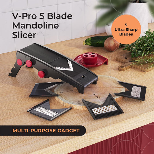 Mueller Austria Mandoline Slicer, Adjustable Vegetable Chopper, Grater