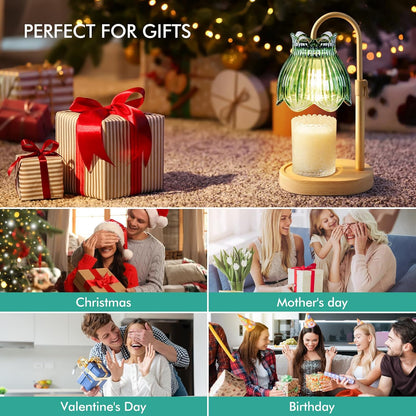 Candle Warmer Lamp with Timer,Birthday Gifts for Women