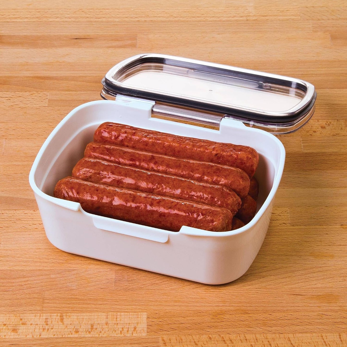 ProKeeper Deli Food Storage Container with Air-Tight Seal and Dry Erase Lid | Ideal for Deli Meats, Cheeses, and Bacon, BPA Free and Dishwasher Safe