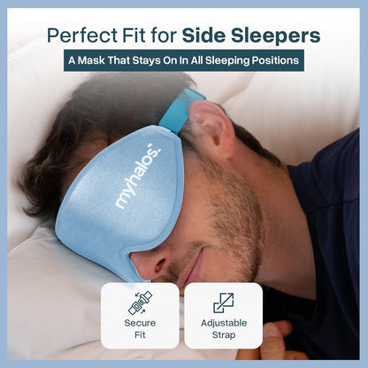 MyHalos® Sleep Mask for Men and Women, 3D Blackout Eye Masks for Sleep