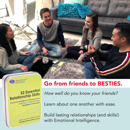Mind Brain Emotion 52 Essential Life Skills: No-Excuses Game to Teach Kids, Teens & Adults How to Care for Self & Chores, Practical Solution for Responsible Boys, Confident Girls, Happy Family