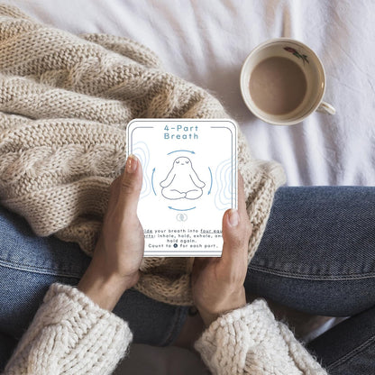 Meditation Cards for Anxiety Relief - Daily Affirmation Cards for Women