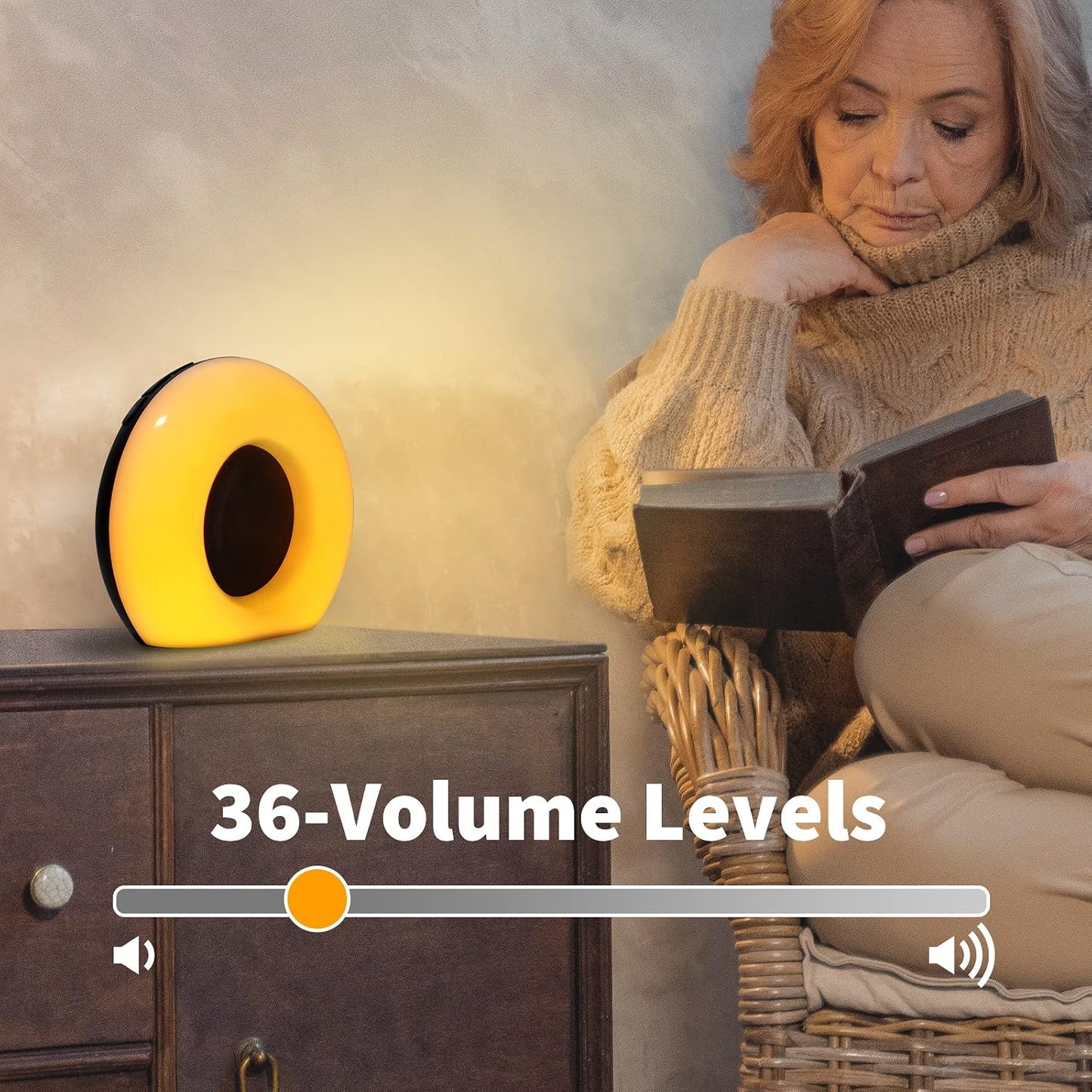DailyBody Sound Machine White Noise Machine with 30 Soothing Sounds 12 Colors Night Light 32 Levels Volume 5 Timers & Memory Function Effectively Blocks Noise Ideal Sleep Machine for Baby Kids Adults