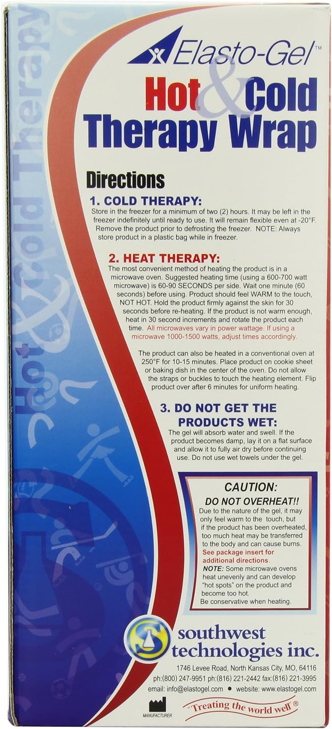 Elasto Gel, Hot/Cold Wrap, 9 X 24,