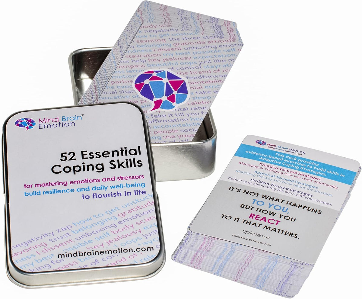 Mind Brain Emotion 52 Essential Life Skills: No-Excuses Game to Teach Kids, Teens & Adults How to Care for Self & Chores, Practical Solution for Responsible Boys, Confident Girls, Happy Family