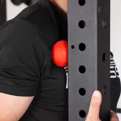 Massage Ball - Deep Tissue Muscle Knot Release Tool - Back, Legs, Shoulders, and More (3" Black Massage Ball) | Deep Tissue, Muscle Knot Release Tool, Back, Legs, Shoulders