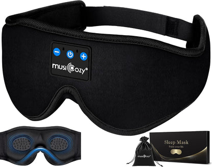 MUSICOZY Sleep Headphones Bluetooth 5.4 Sleep Mask with HD Sound