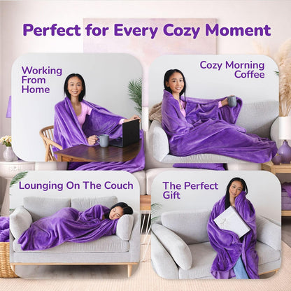 Wearable Blankets for Women & Men, Graduation Day Gift for Her, Cozy Gifts for Women, Wife Birthday Gifts Ideas