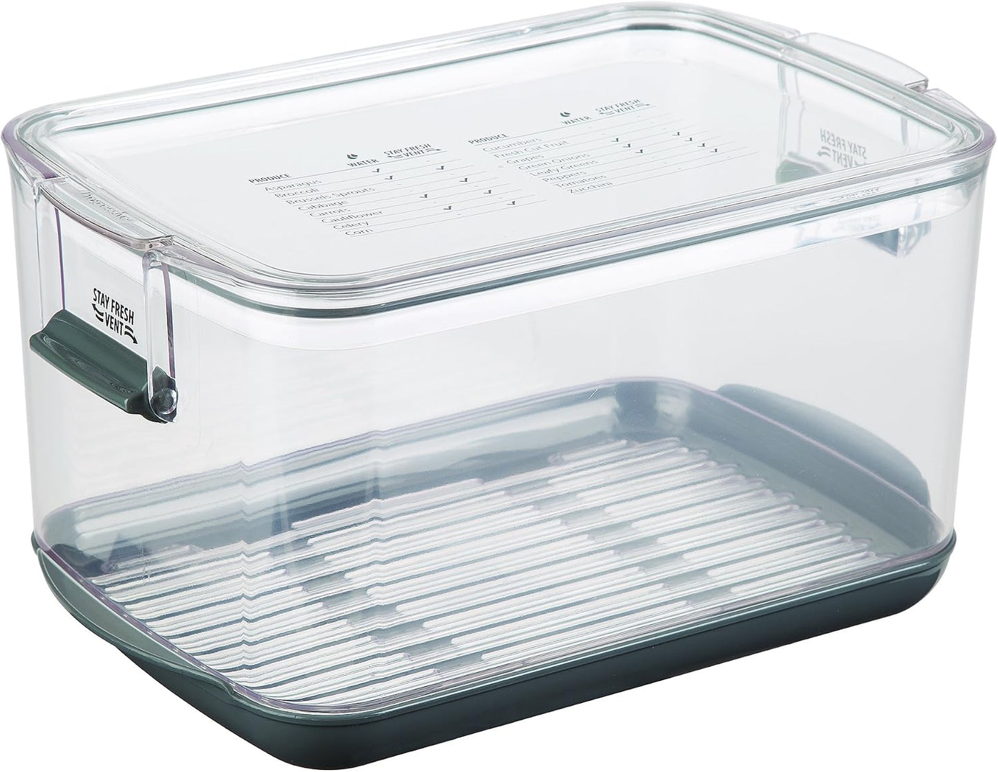 ProKeeper Produce Storage Container with Stay-Fresh Vent System – 5.7 Quarts, Airtight for Fruits & Vegetables | Stay-Fresh Vent System Keeps Fruits & Vegetables Fresh Up To 2x Longer, BPA-Free and Dishwasher Safe