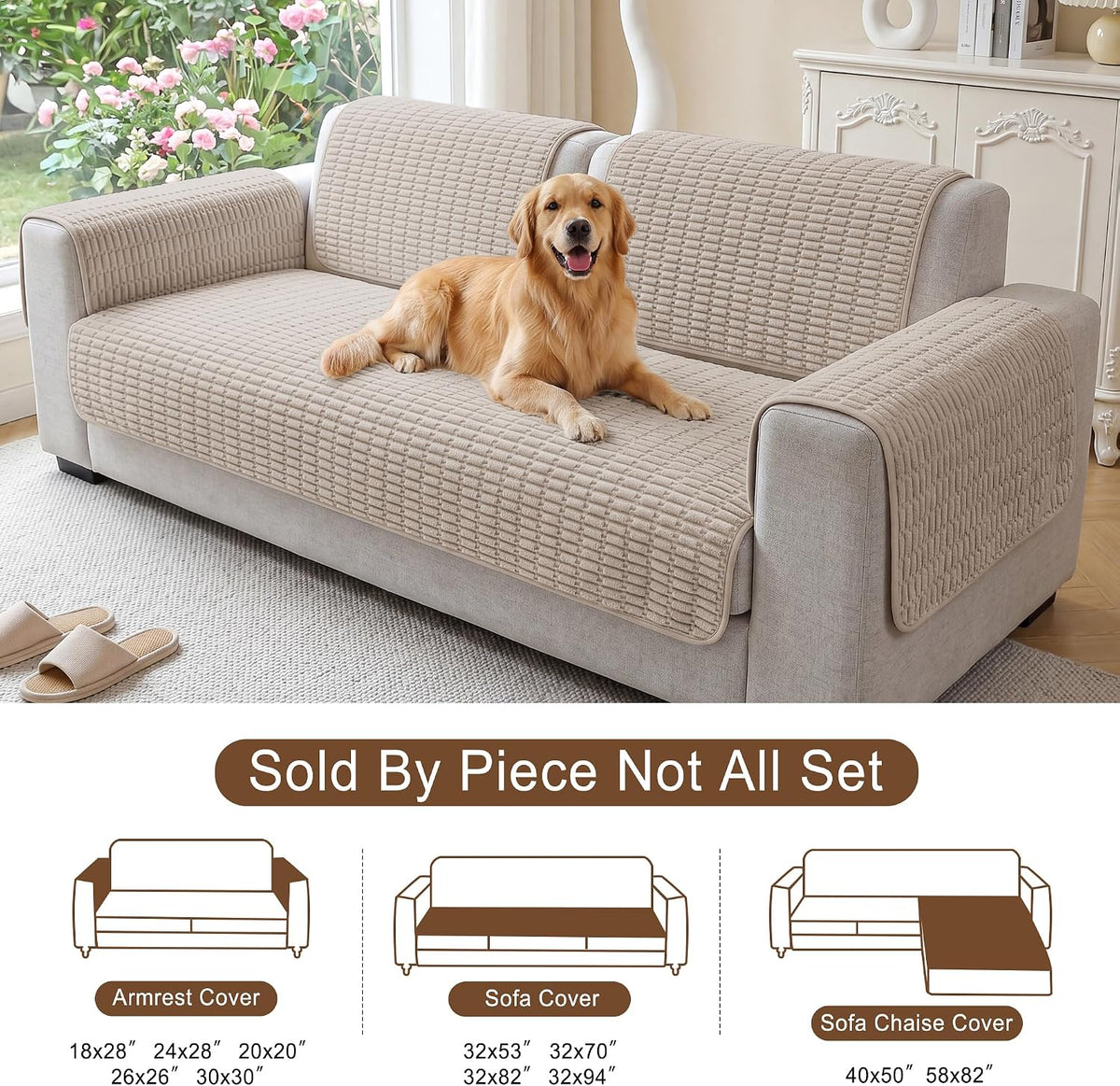 Foxdecor Couch Arm Covers for Sofa Arm Chair Covers Set of 2