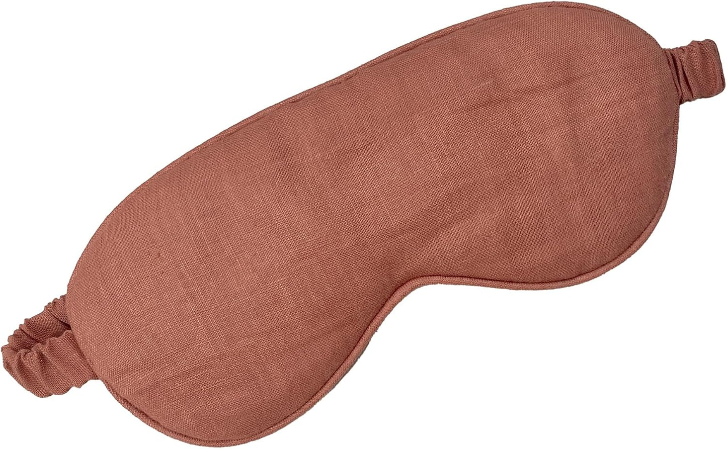 Eye mask Pure Linen Sleep Mask with Elastic Band, No Pressure On Eyes,Side Sleeper Eye Cover Organic Cotton Core Blindfold,Napping & Yoga Travel Essentials (Natural)
