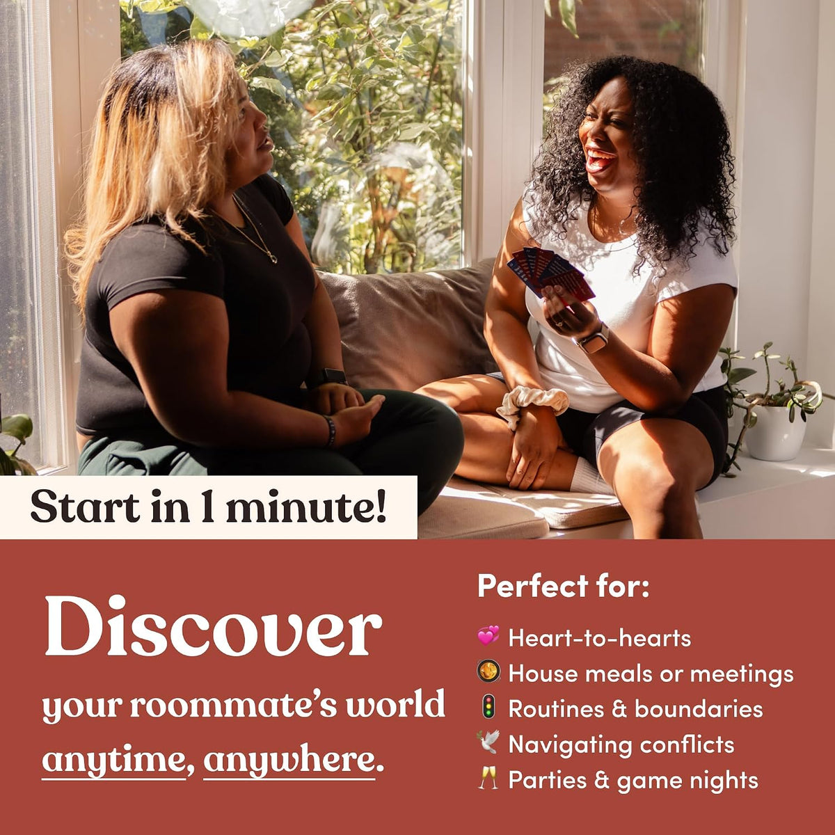 Friends are Human Conversation Cards for Friendship and Bonding, 140 Cards