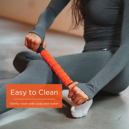 Tiger Tail The Spinnie Roller: 17in Handheld, Portable Massage Roller Stick, Body Massager and Myofascial Release Tool