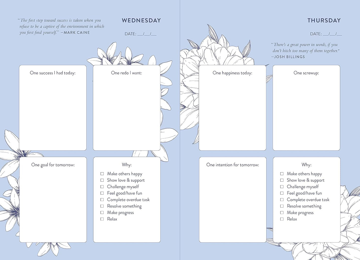 The Bedtime Journal: Two Minutes Each Night for Restful Sleep