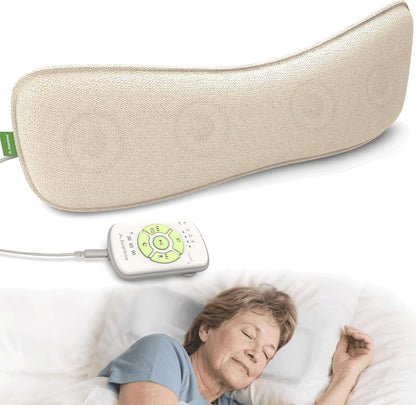 Avantree Slumber 2 - Bluetooth Pillow Speaker for Side Sleepers | 4 Ultra-Flat Speakers, White Noise, Remote Control & Sleep Timer, Soft Design for Sleeping, Podcasts & Audiobooks, Gray
